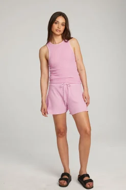 Best Sale Chaser Brand Carnaby Pastel Lavender Tank Top