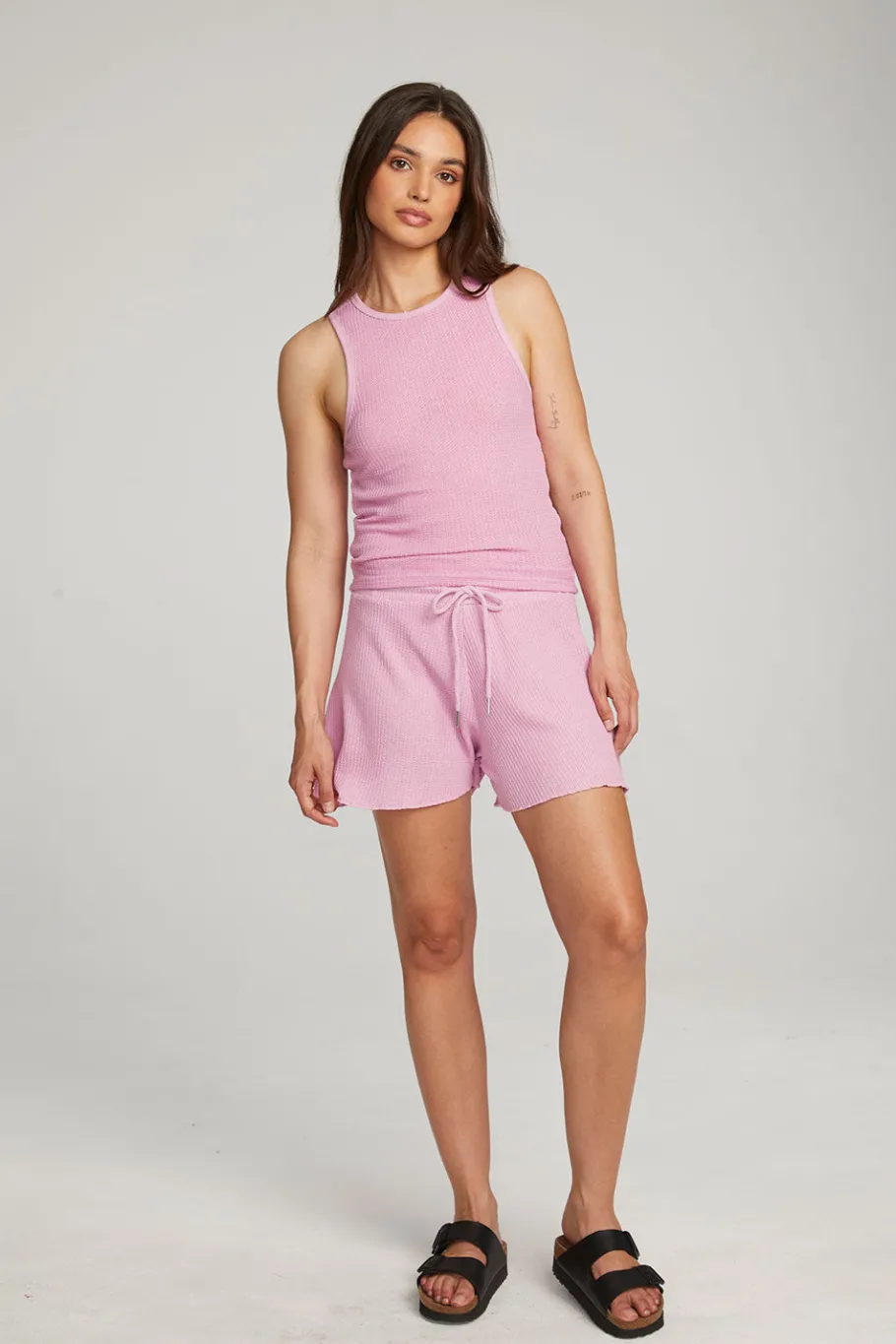 Best Sale Chaser Brand Carnaby Pastel Lavender Tank Top