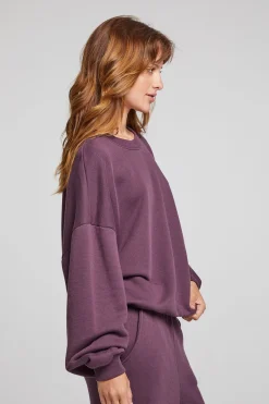 Online Chaser Brand Casbah Plum Perfect Pullover