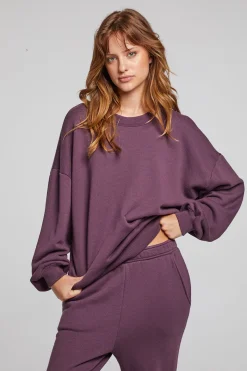 Online Chaser Brand Casbah Plum Perfect Pullover