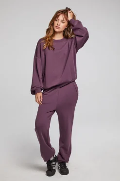 Online Chaser Brand Casbah Plum Perfect Pullover