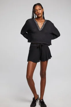 Fashion Chaser Brand Casey Licorice Henley
