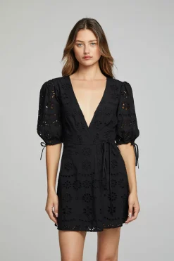 Hot Chaser Brand Cassia Mini Dress - Black Onyx
