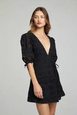 Hot Chaser Brand Cassia Mini Dress - Black Onyx