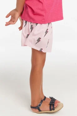 Sale Chaser Brand Checkered Bolts Girls Peplum Skort