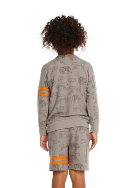 Discount Chaser Brand Cheetah Print Pullover