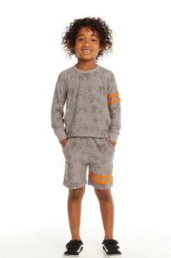 Discount Chaser Brand Cheetah Print Pullover