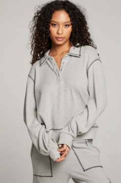 New Chaser Brand Church Heather Grey Long Sleeve