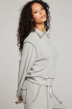 New Chaser Brand Church Heather Grey Long Sleeve