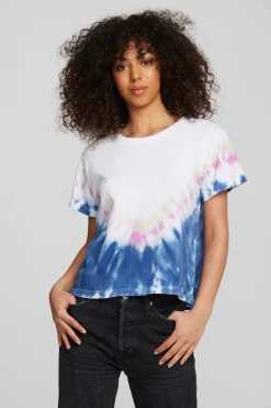 Cheap Chaser Brand Coast Cotton Jersey Oversized Crew Neck Tee