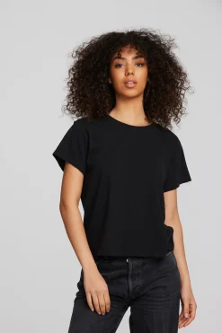 Shop Chaser Brand Coast Cotton Jersey Oversized Crew Neck Tee