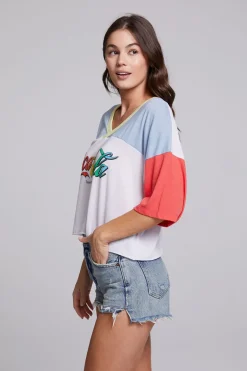 Discount Chaser Brand Coca-Cola Rainbow Logo Levi Tee