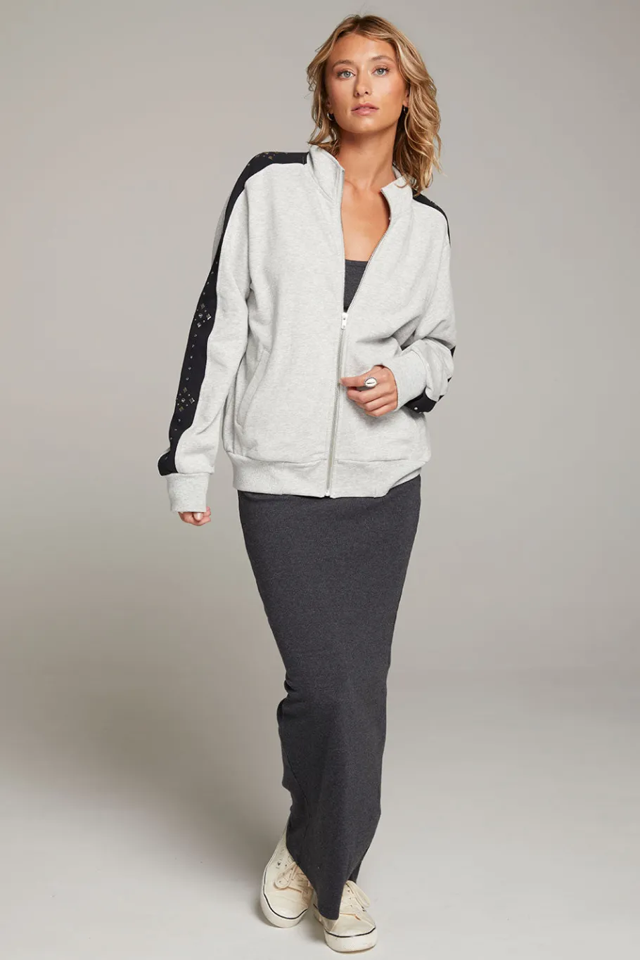 Cheap Chaser Brand Coconut Zip Up Jacket