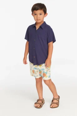Cheap Chaser Brand Collared Sapphire Blue Button Down Boys Shirt