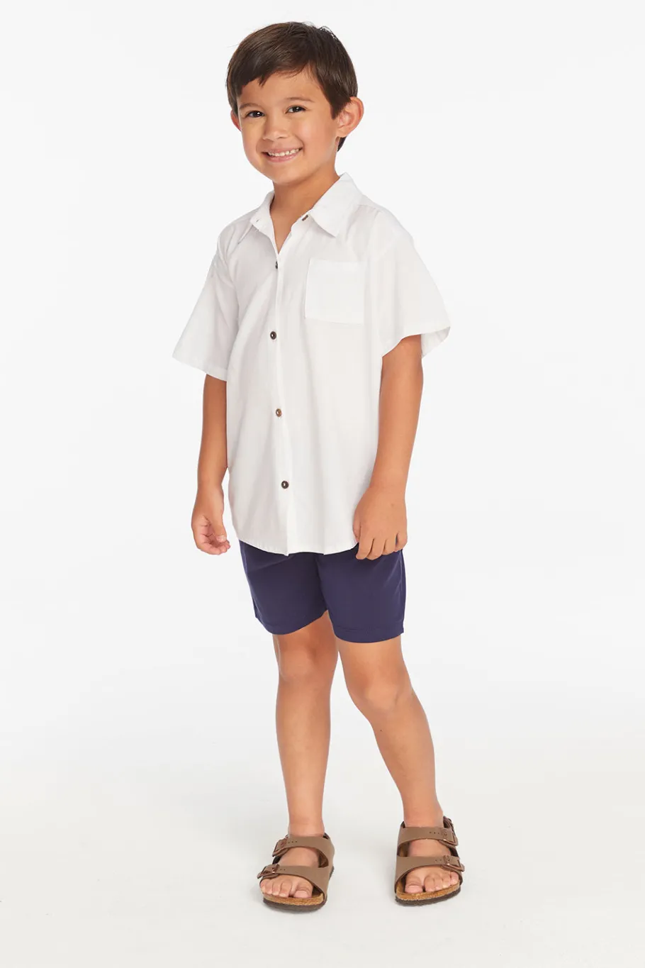 Shop Chaser Brand Collared White Button Down Boys Shirt