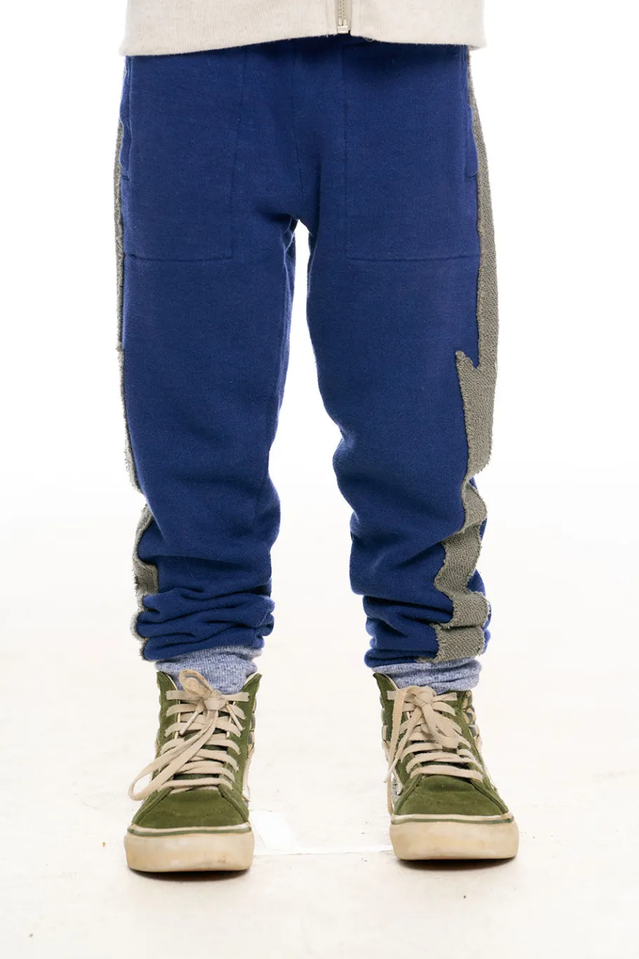 Store Chaser Brand Color Blocked Bolt Joggers
