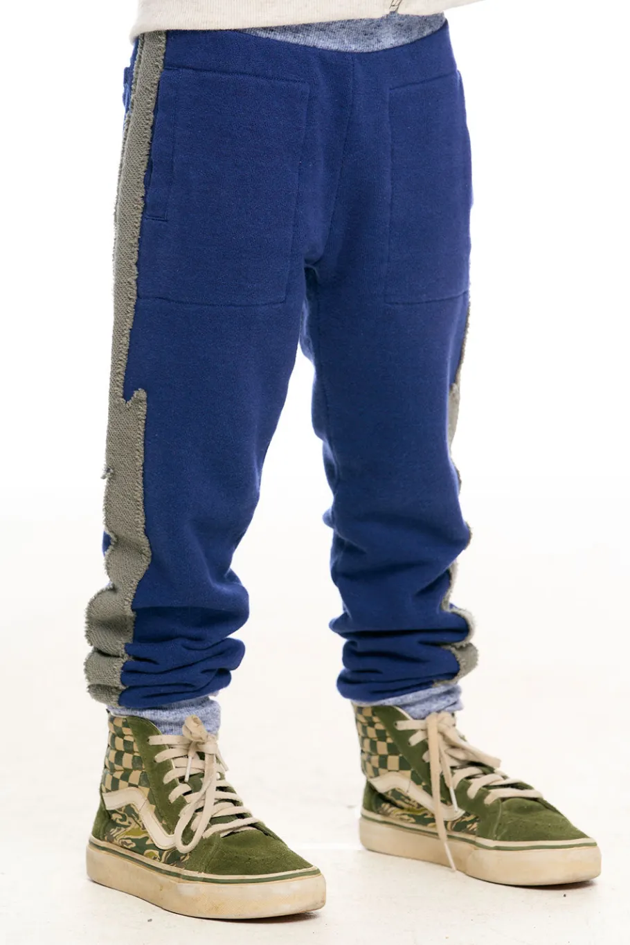 Store Chaser Brand Color Blocked Bolt Joggers