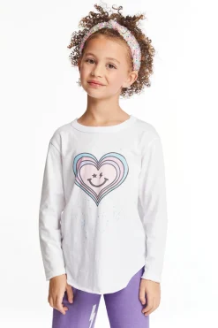 Store Chaser Brand Colorful Heart Girls Long Sleeve