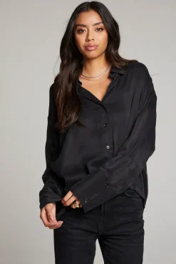 Outlet Chaser Brand Corall Licorice Button Up