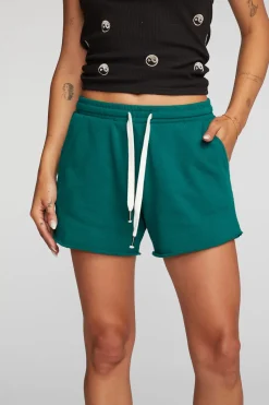 Best Sale Chaser Brand Cotton Fleece Shorts With Shoestring Tie