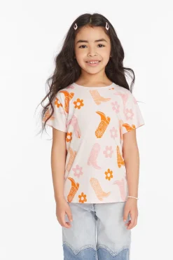 Flash Sale Chaser Brand Cowgirl Boots Girls Tee