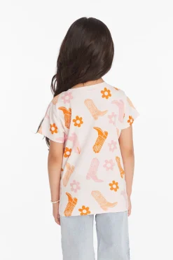 Flash Sale Chaser Brand Cowgirl Boots Girls Tee