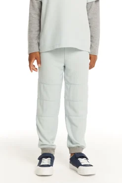 Outlet Chaser Brand Cozy Knit Blue Bird Pant With Seamed Panels