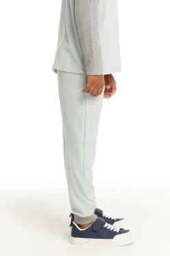 Outlet Chaser Brand Cozy Knit Blue Bird Pant With Seamed Panels