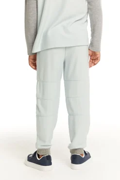 Outlet Chaser Brand Cozy Knit Blue Bird Pant With Seamed Panels