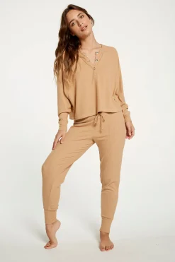 New Chaser Brand Cozy Rib Slouchy Lounge Pant