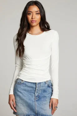 Cheap Chaser Brand Crime White Long Sleeve