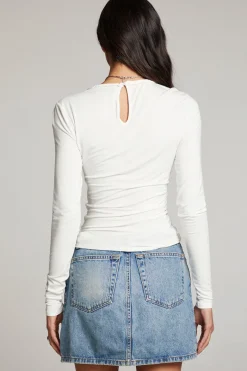 Cheap Chaser Brand Crime White Long Sleeve