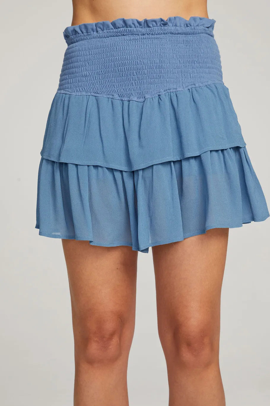 Cheap Chaser Brand Cruz Vintage Blue Mini Skirt
