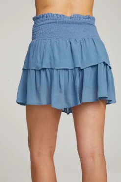 Cheap Chaser Brand Cruz Vintage Blue Mini Skirt