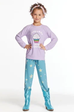 Discount Chaser Brand Cupcakes For Breakfast Girls Pullover