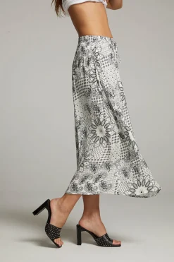 Flash Sale Chaser Brand Darby Paisley Bandana Midi Skirt