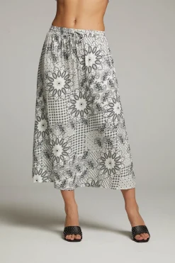 Flash Sale Chaser Brand Darby Paisley Bandana Midi Skirt