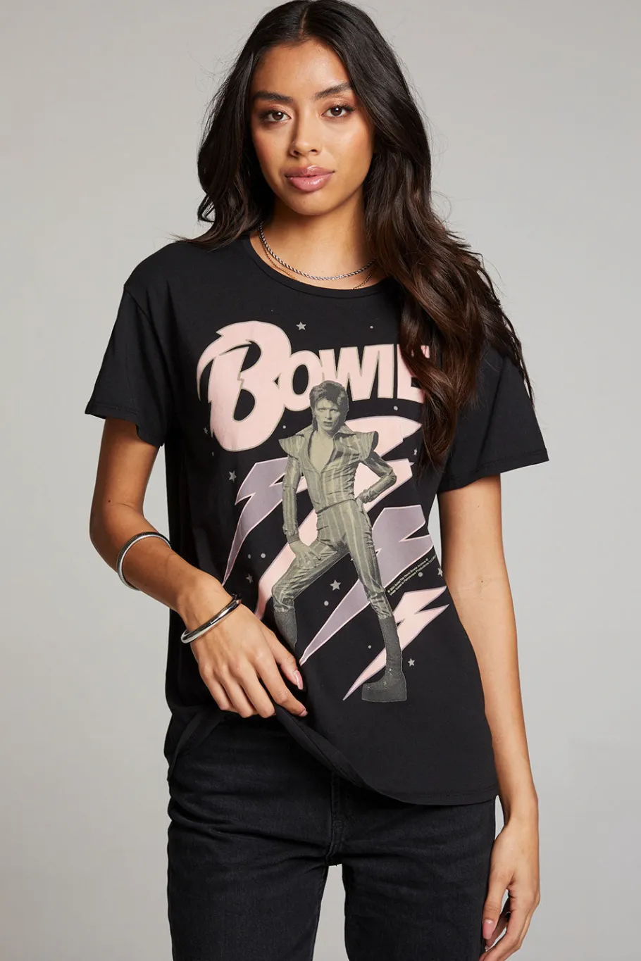 New Chaser Brand David Bowie Bolts Tee
