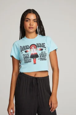 Best Sale Chaser Brand David Bowie Ziggy Stardust Crop Tee