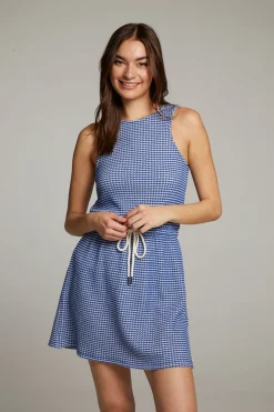 Online Chaser Brand Delray Cobalt Blue Mini Dress