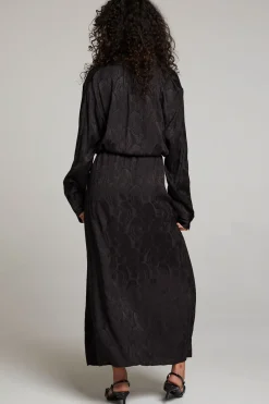 Sale Chaser Brand Denverr Licorice Maxi Dress