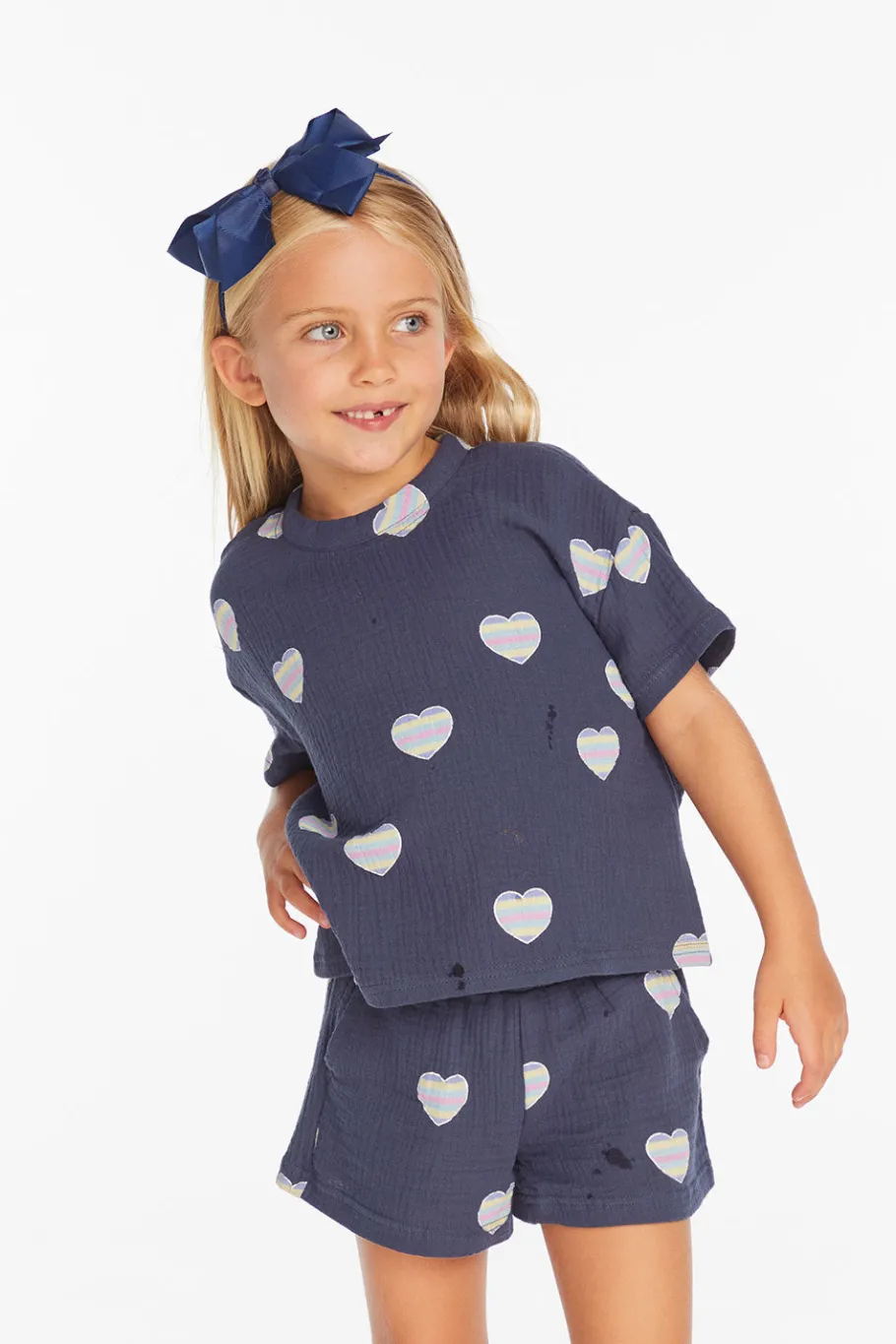 Hot Chaser Brand Devin Beach Hearts Girls Tee