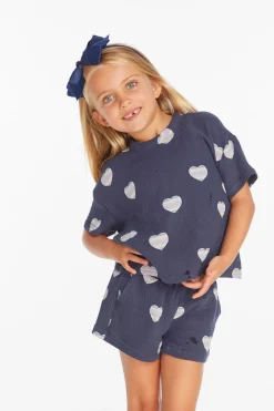 Hot Chaser Brand Devin Beach Hearts Girls Tee