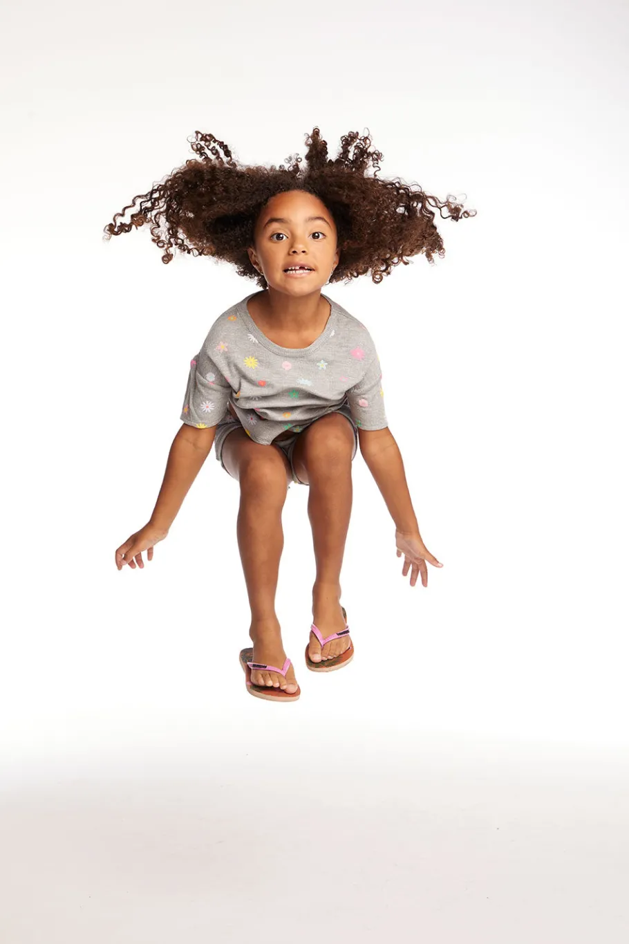 Store Chaser Brand Devin Embroidered Flowers Girls Tee