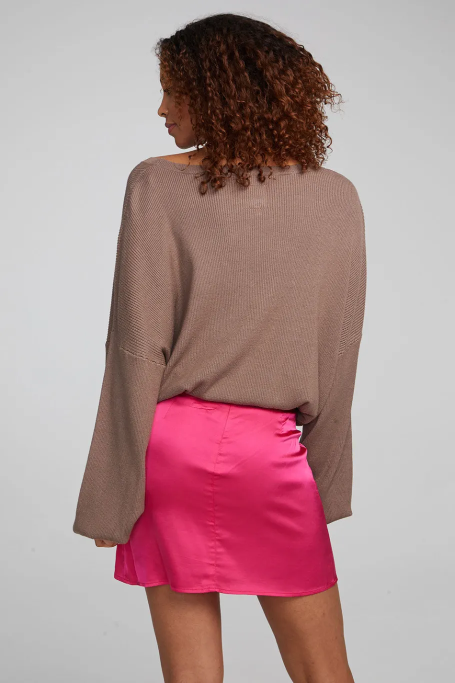 New Chaser Brand Diamond Deep Taupe Long Sleeve
