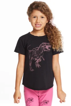 Sale Chaser Brand Dino Time Girls Crew Neck Tee