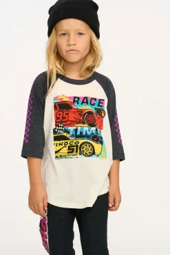Fashion Chaser Brand Disney・Pixar Cars Race Time Baseball Tee