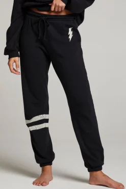 Best Sale Chaser Brand Distressed Bolt Sweatpant
