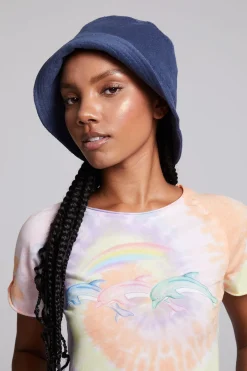 Flash Sale Chaser Brand Dogtown Navy Blue Baby Bucket Hat