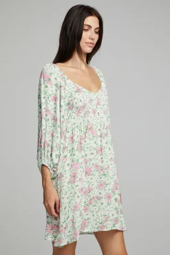 New Chaser Brand Dolce Mini Dress - Daisy Floral Print
